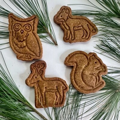 Forest Animal Cookie Cutter | Cookie Stamp | Cookie Embosser | Cookie Fondant | Clay Stamp | Clay Earring Cutter | 3D Printed | Fox | Squirr - image2